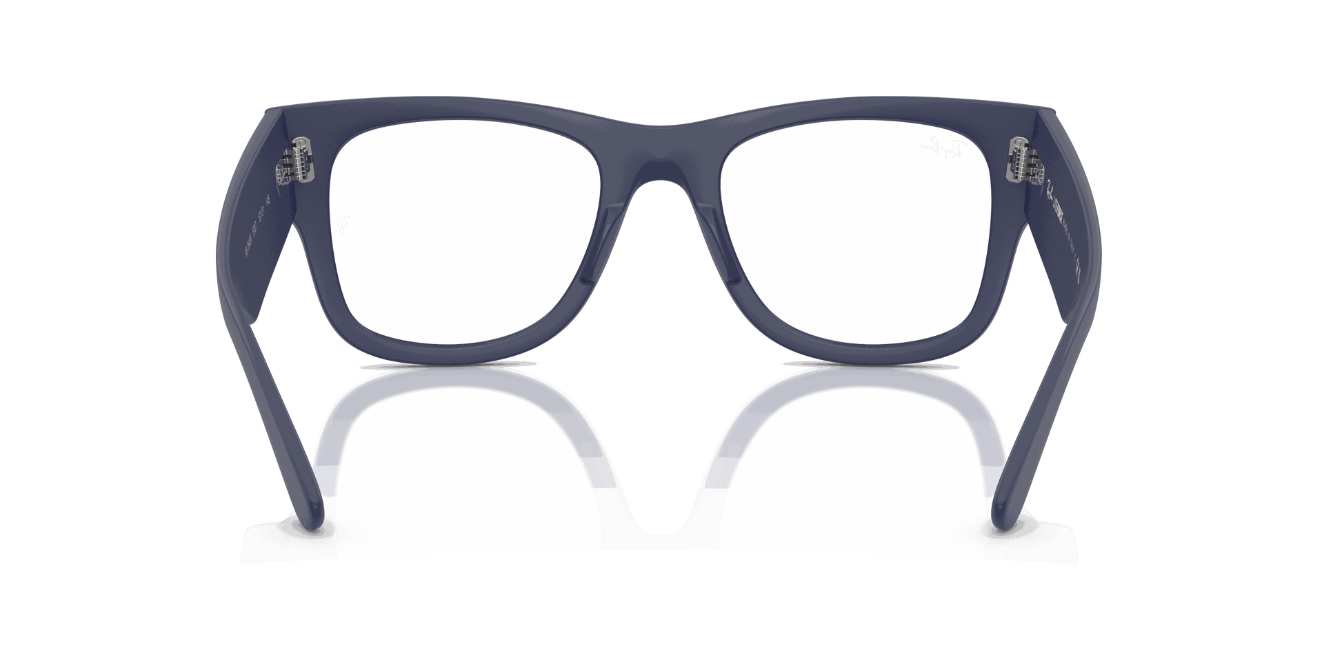 [Clear Lenses, Matte Sand Blue Frame]
