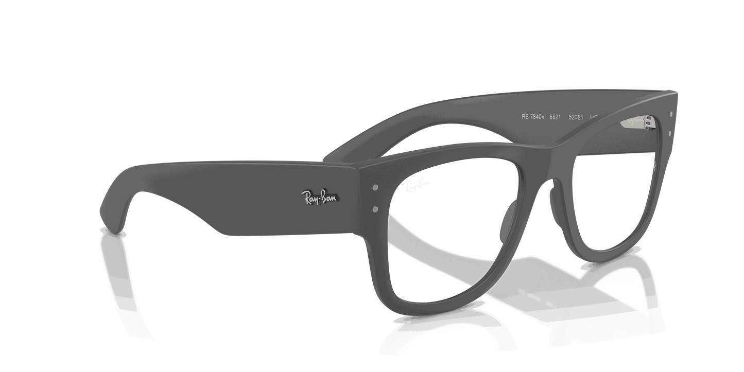 [Clear Lenses, Matte Sand Grey Frame]