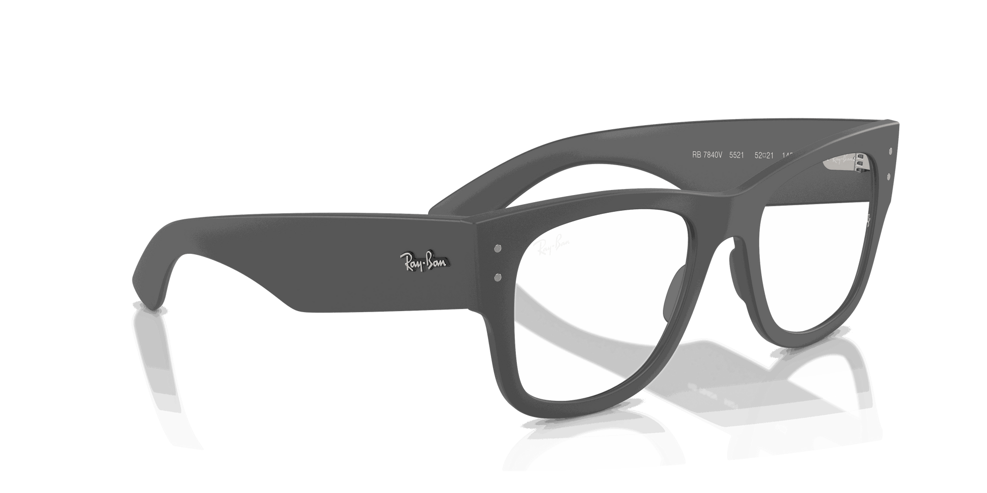 [Clear Lenses, Matte Sand Grey Frame]