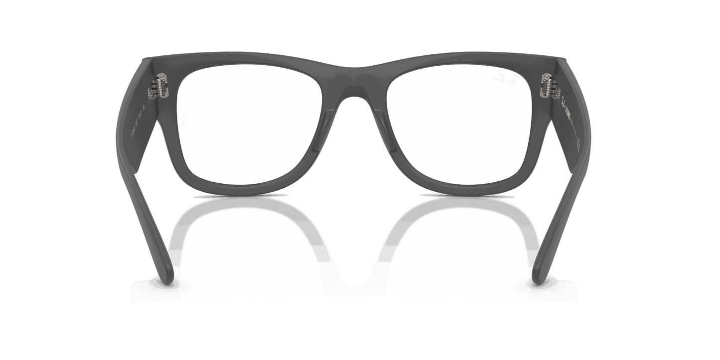 [Clear Lenses, Matte Sand Grey Frame]