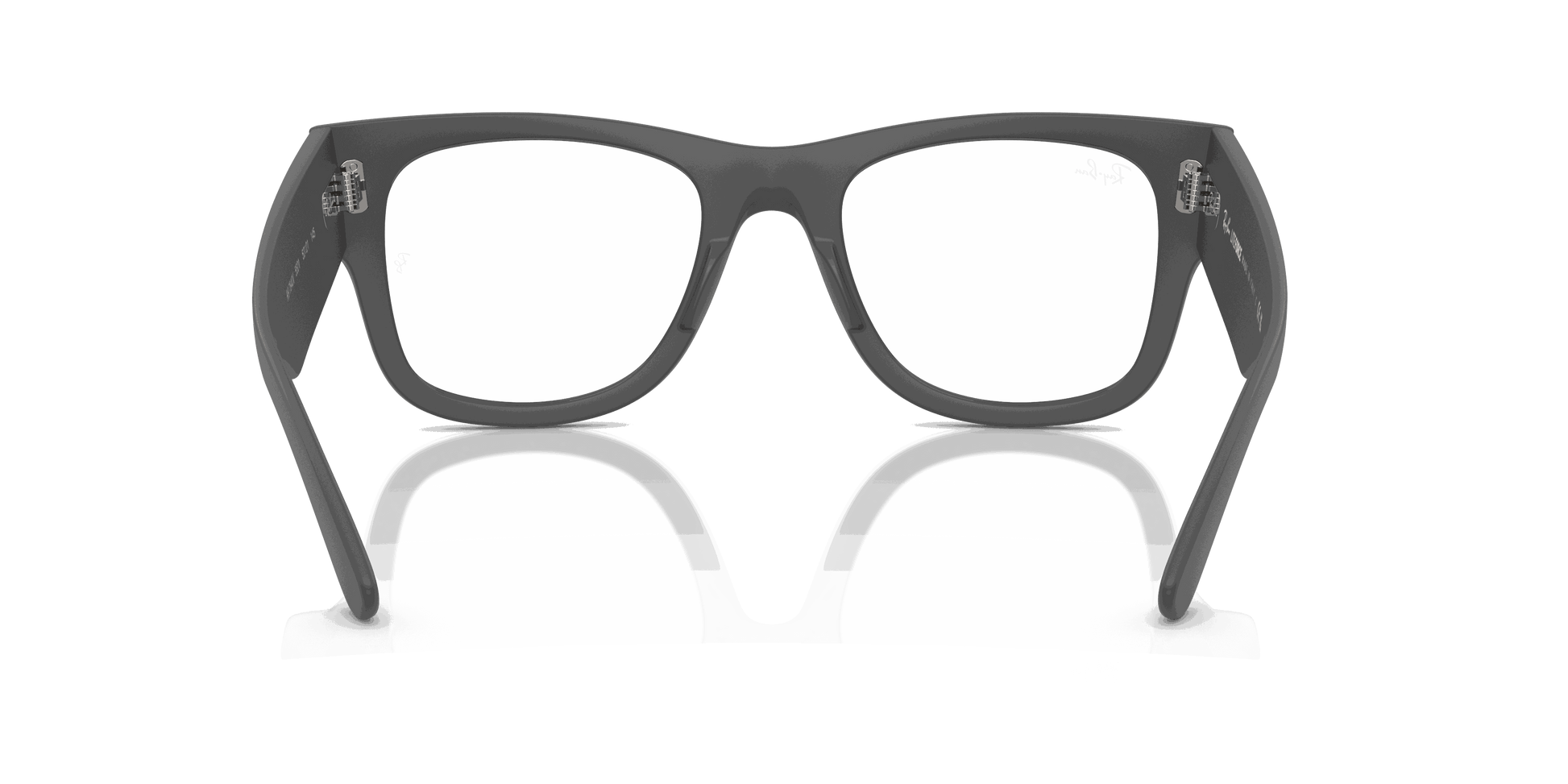 [Clear Lenses, Matte Sand Grey Frame]