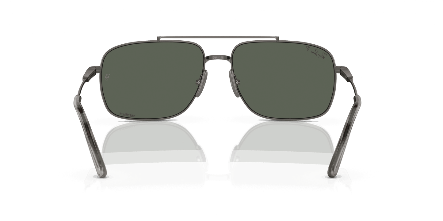 [Silver/Grey Lenses, Polished Gunmetal Frame]