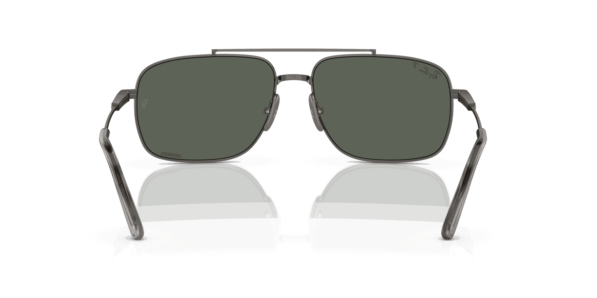[Silver/Grey Lenses, Polished Gunmetal Frame]