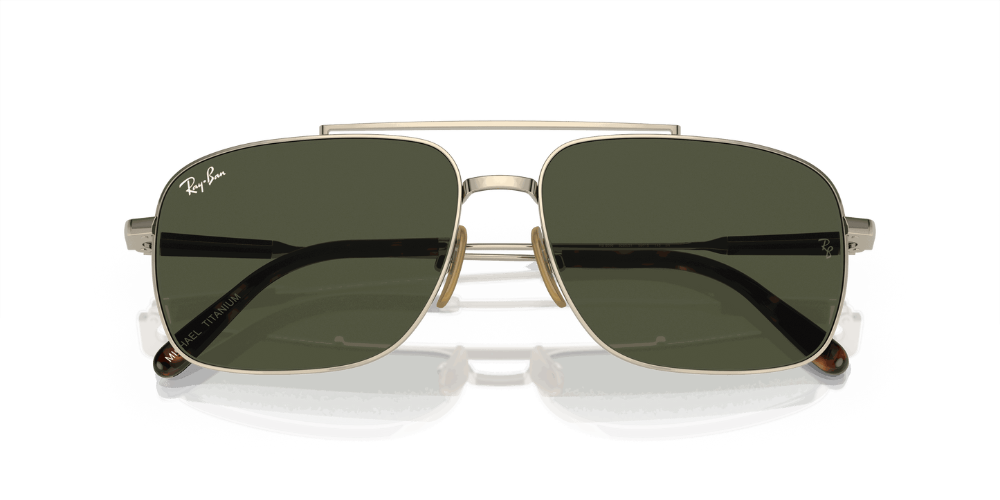 [Green Lenses, Polished Arista Gold Frame]
