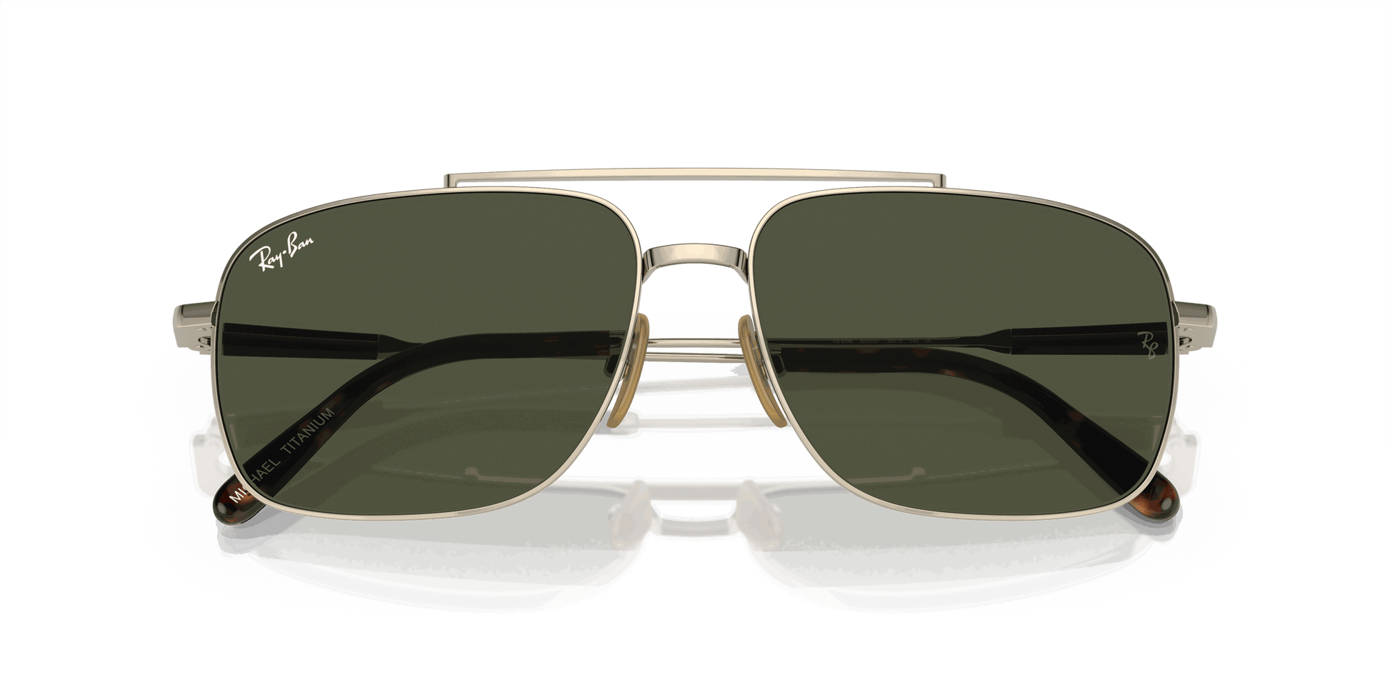 [Green Lenses, Polished Arista Gold Frame]