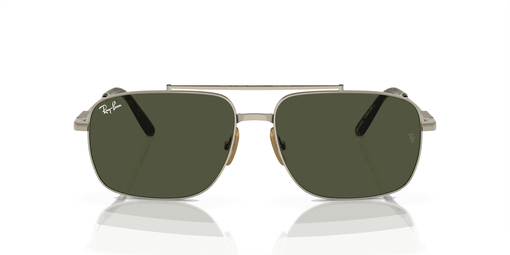 [Green Lenses, Polished Arista Gold Frame]