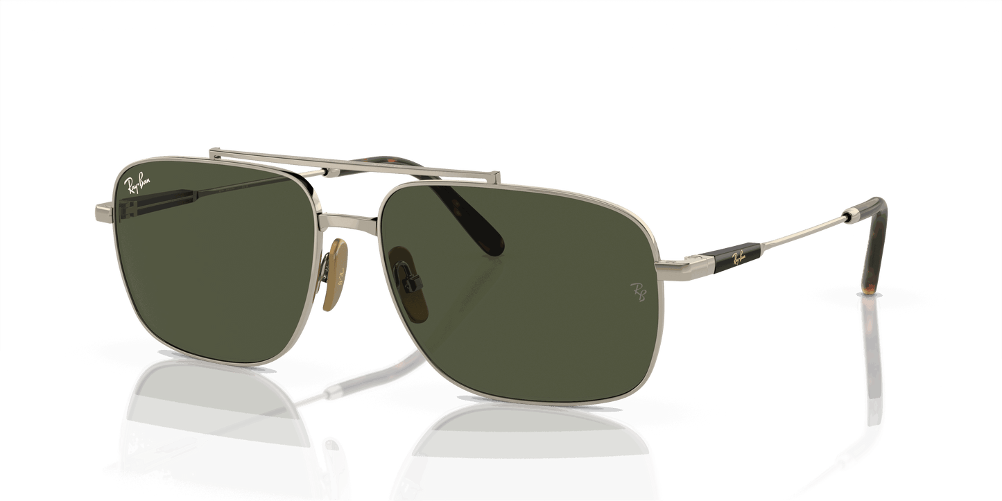 [Green Lenses, Polished Arista Gold Frame]