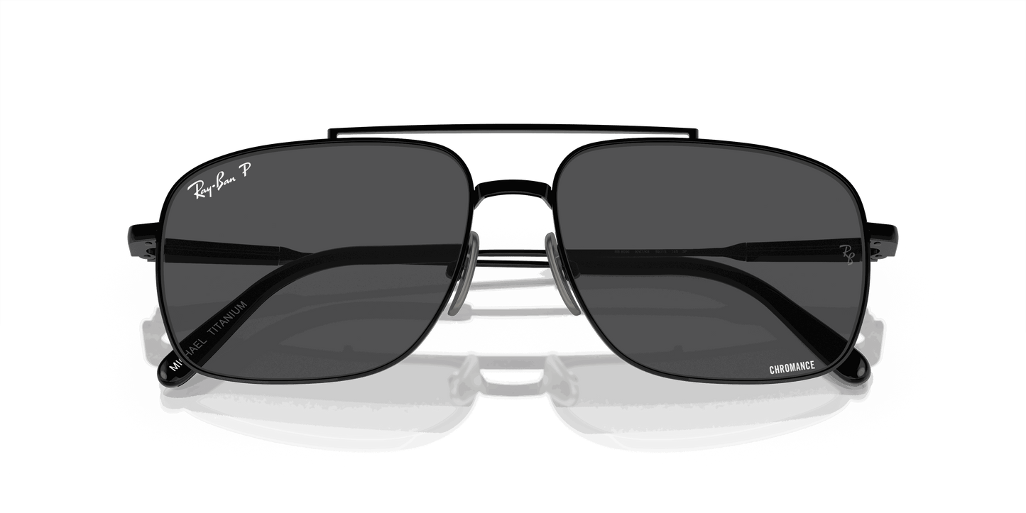 [Dark Grey Lenses, Polished Black Frame]