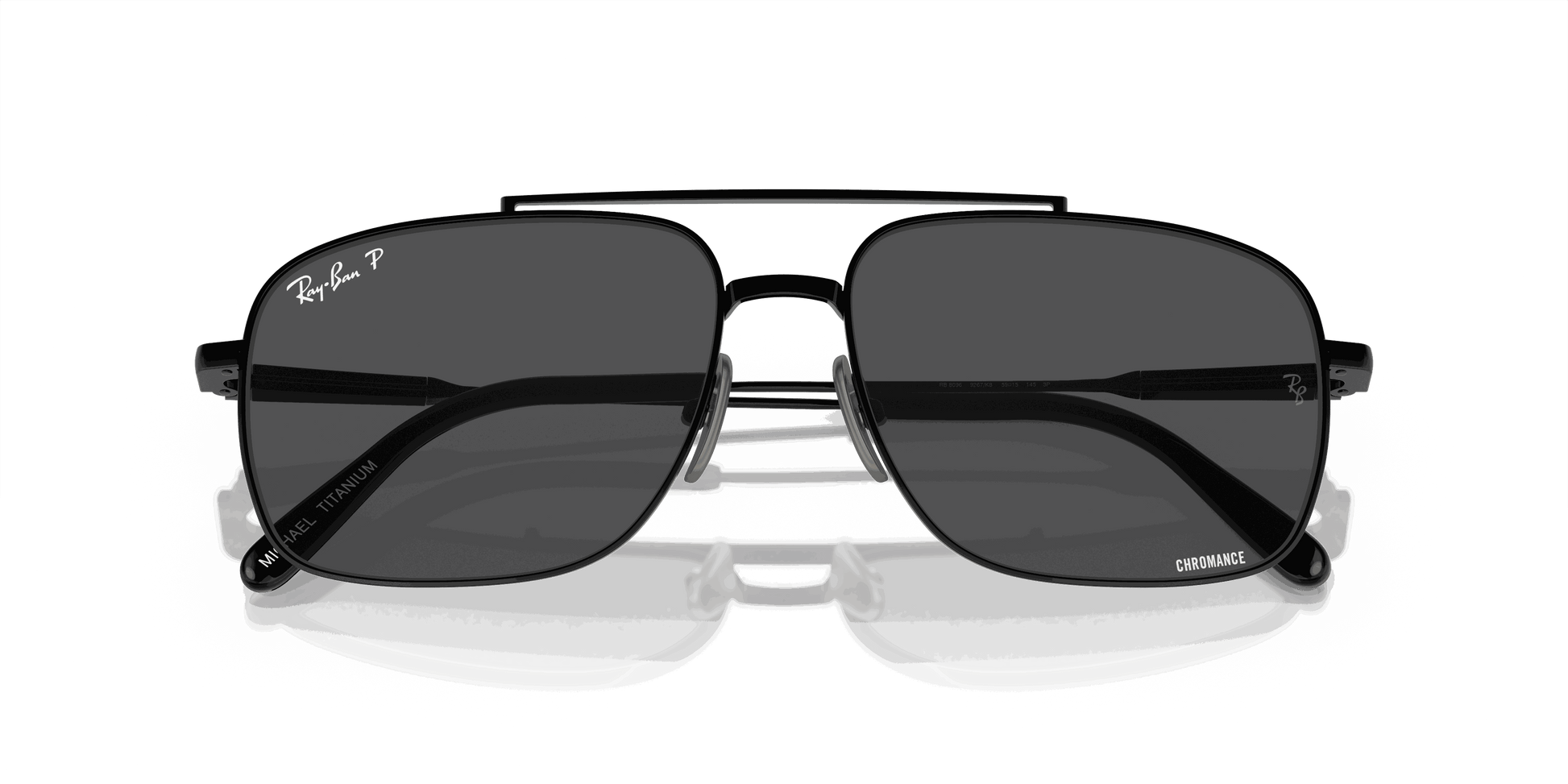 [Dark Grey Lenses, Polished Black Frame]