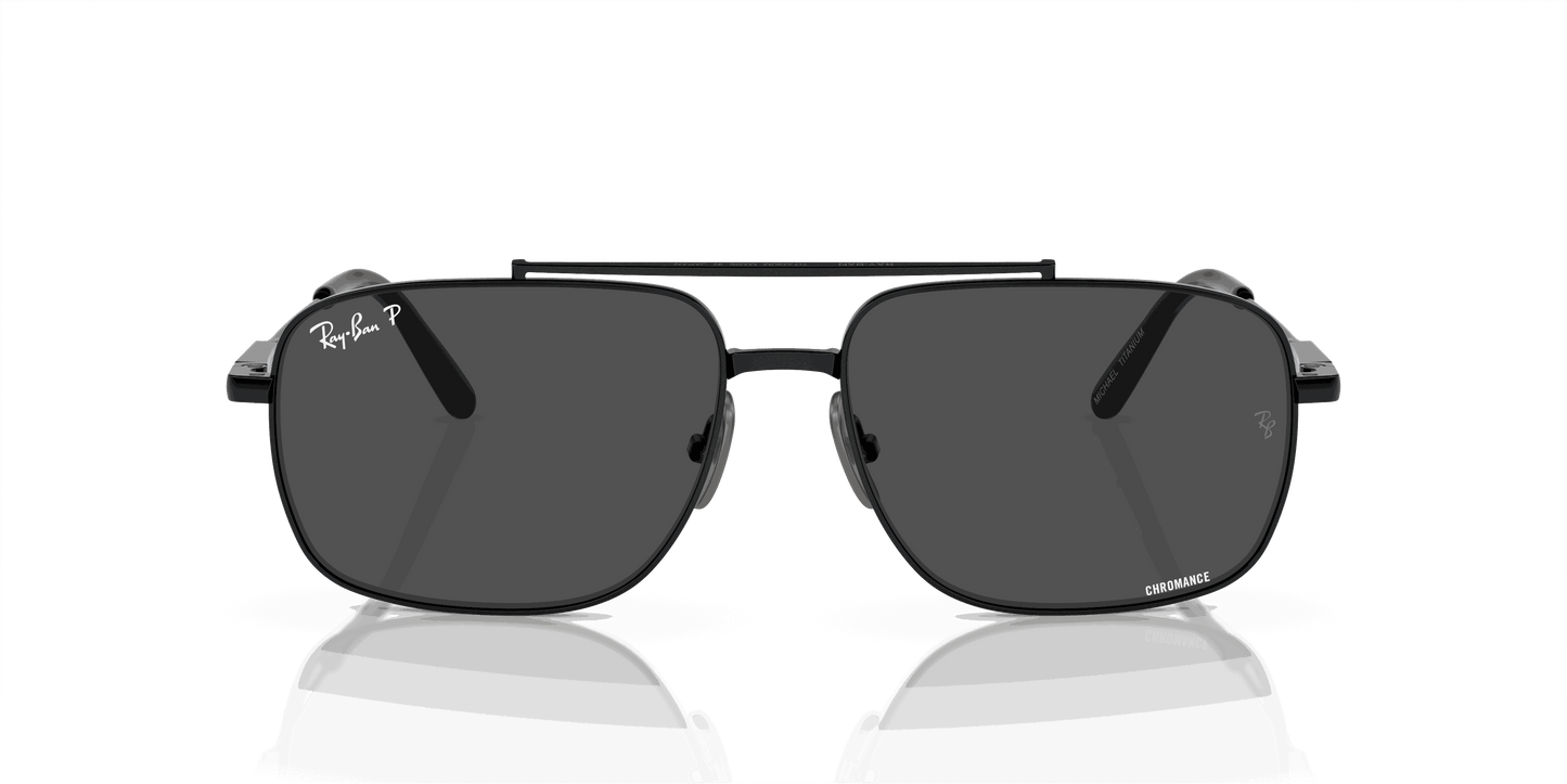 [Dark Grey Lenses, Polished Black Frame]