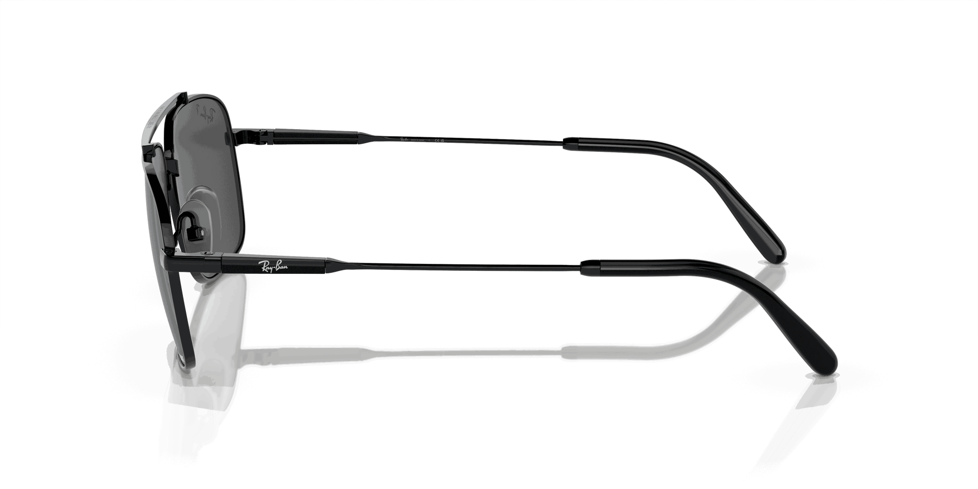 [Dark Grey Lenses, Polished Black Frame]