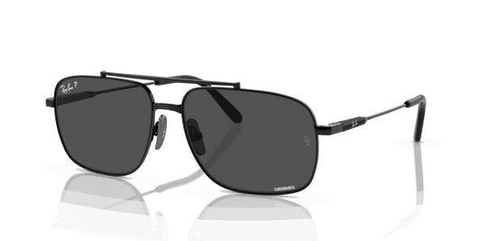 [Dark Grey Lenses, Polished Black Frame]
