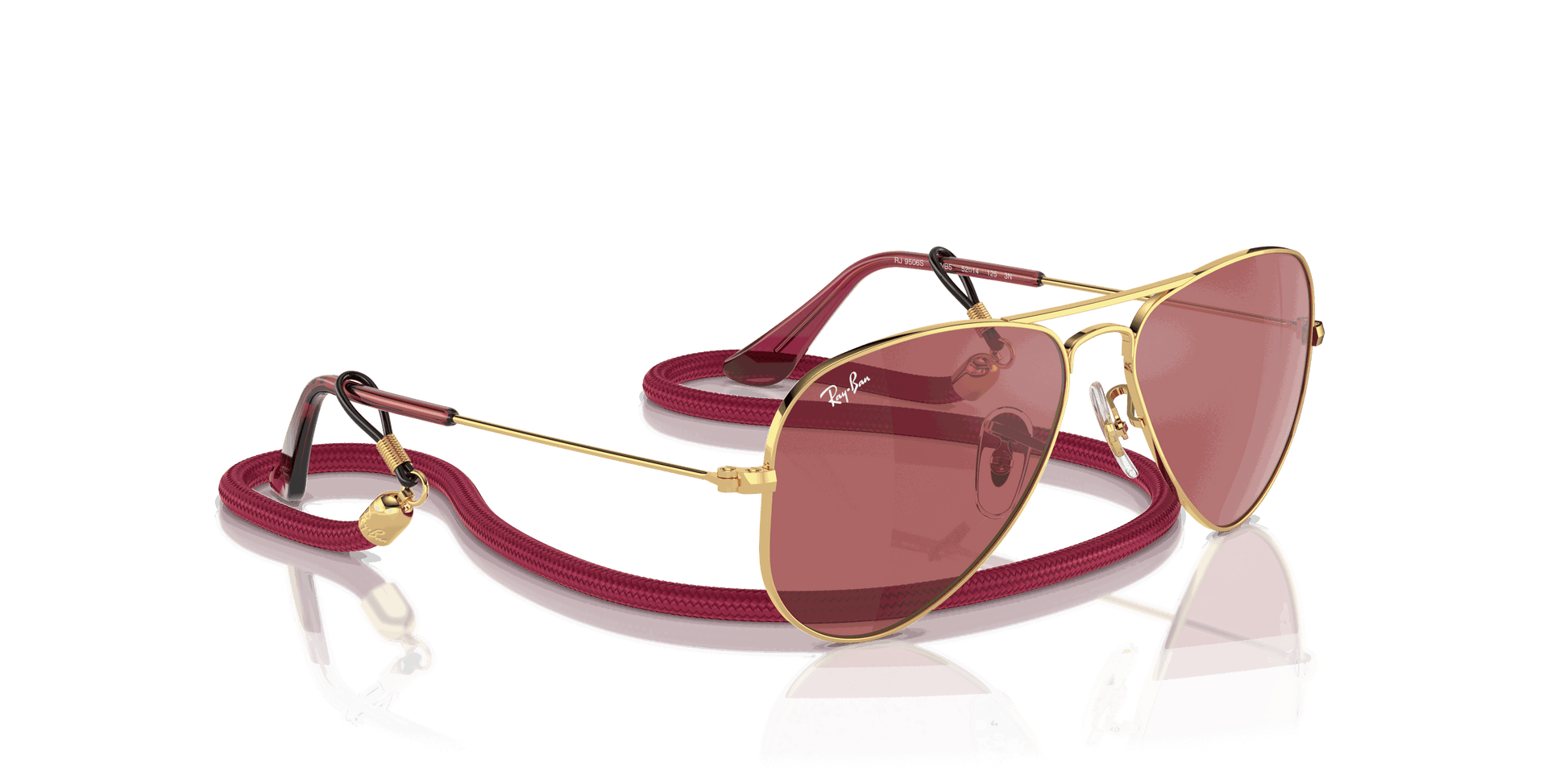 [Red Hiper 8 Mirror Lenses, Polished Arista Gold Frame]