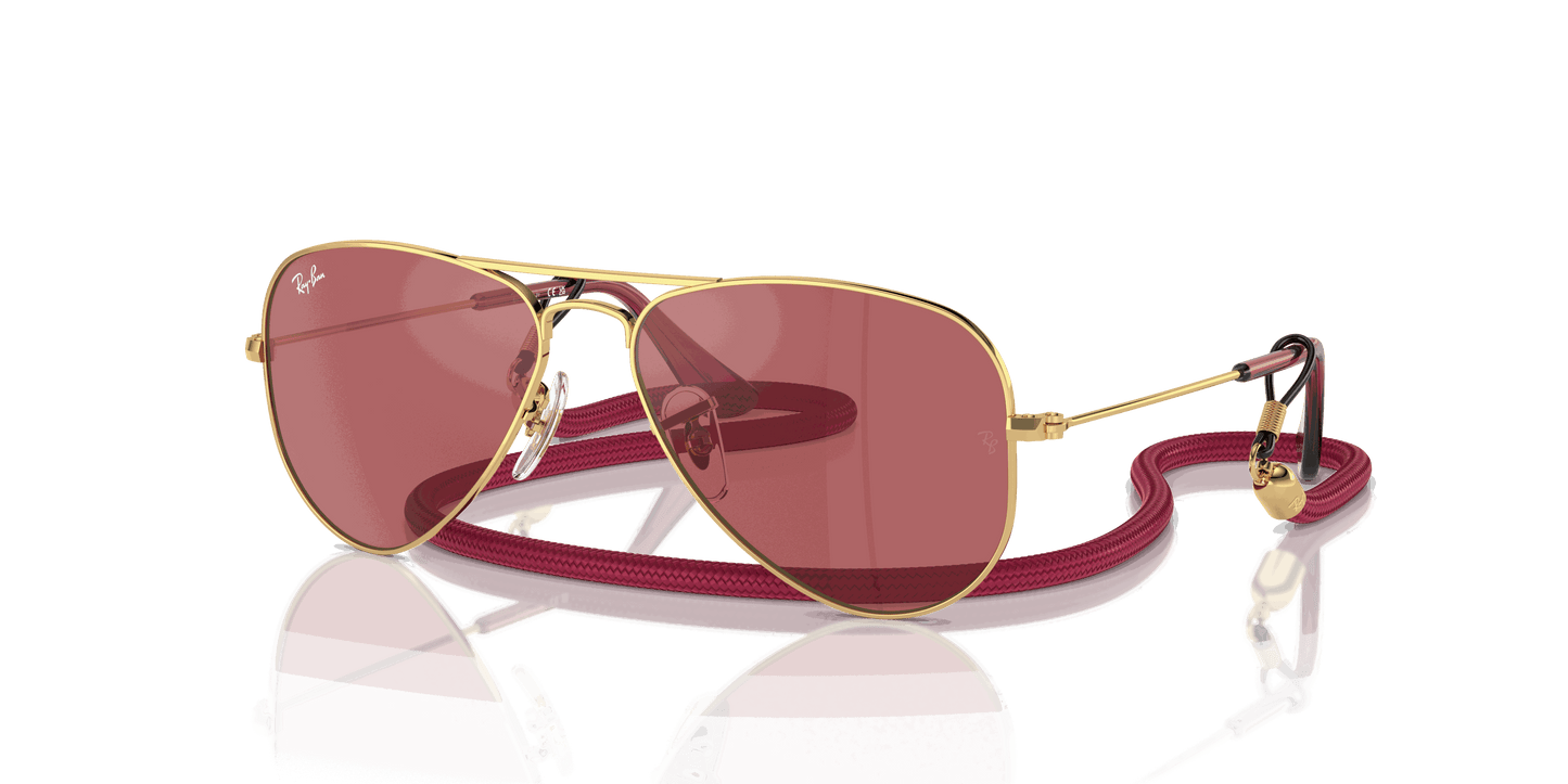 [Red Hiper 8 Mirror Lenses, Polished Arista Gold Frame]