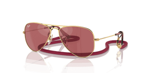 [Red Hiper 8 Mirror Lenses, Polished Arista Gold Frame]