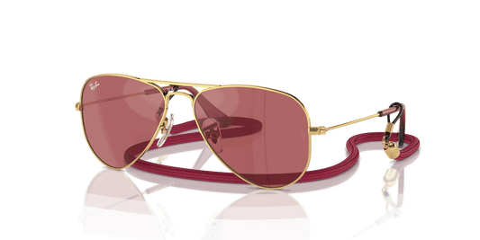 [Red Hiper 8 Mirror Lenses, Polished Arista Gold Frame]