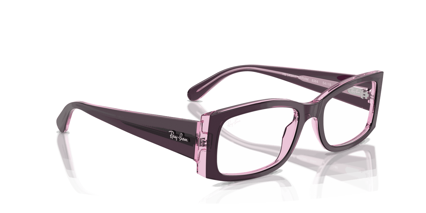 [Clear Lenses, Polished Violet On Transparent Pink Frame]