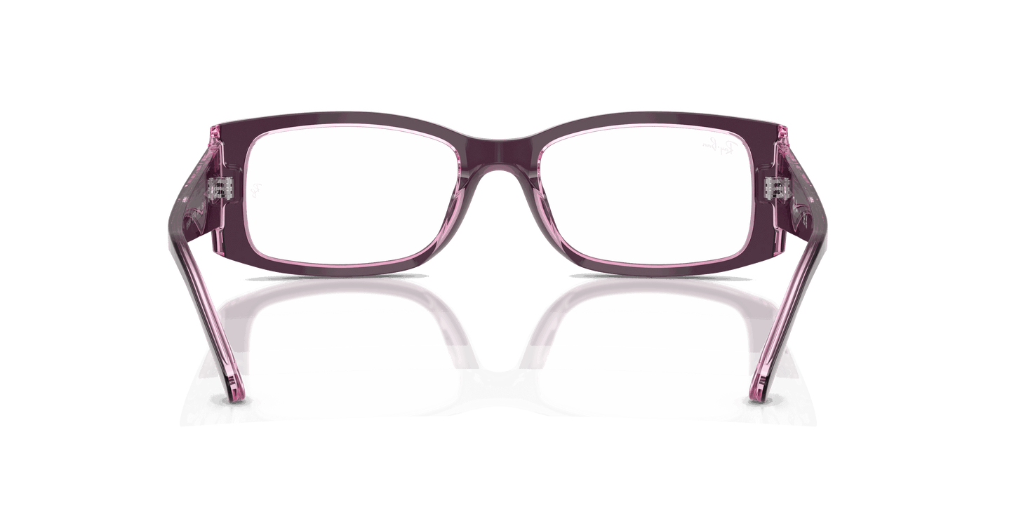 [Clear Lenses, Polished Violet On Transparent Pink Frame]