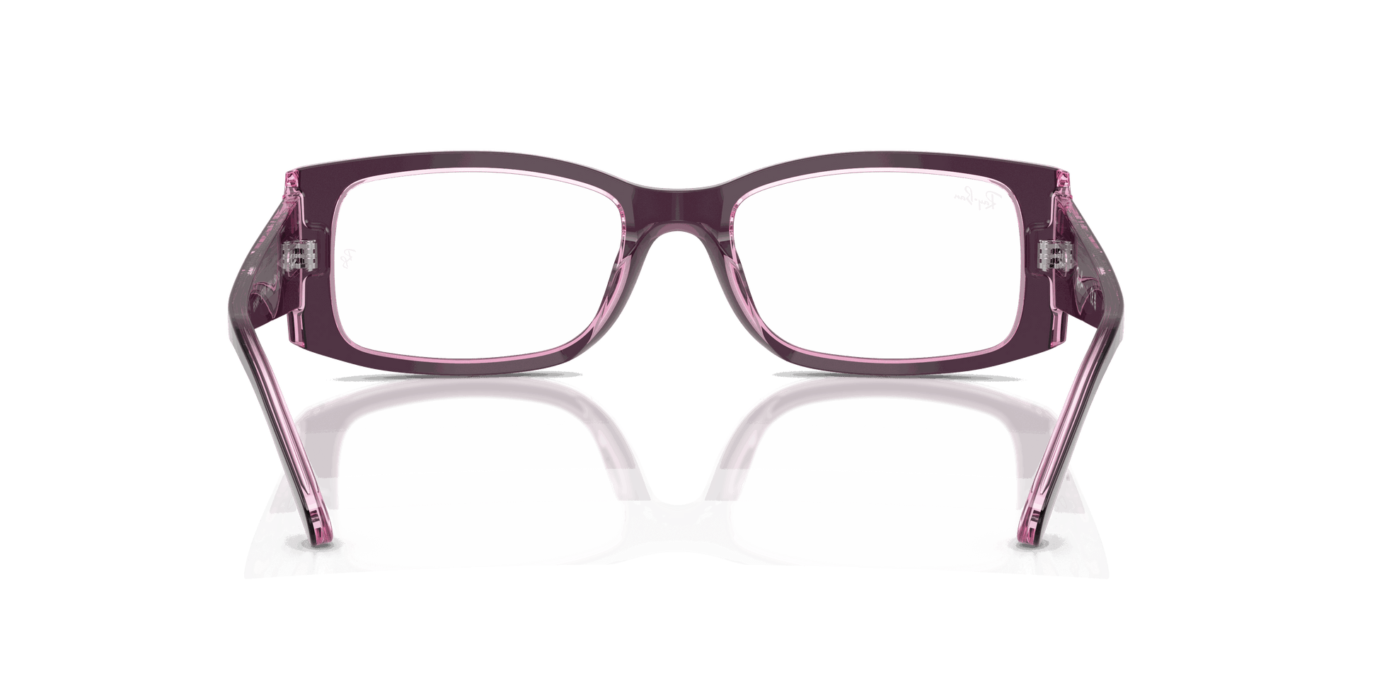 [Clear Lenses, Polished Violet On Transparent Pink Frame]
