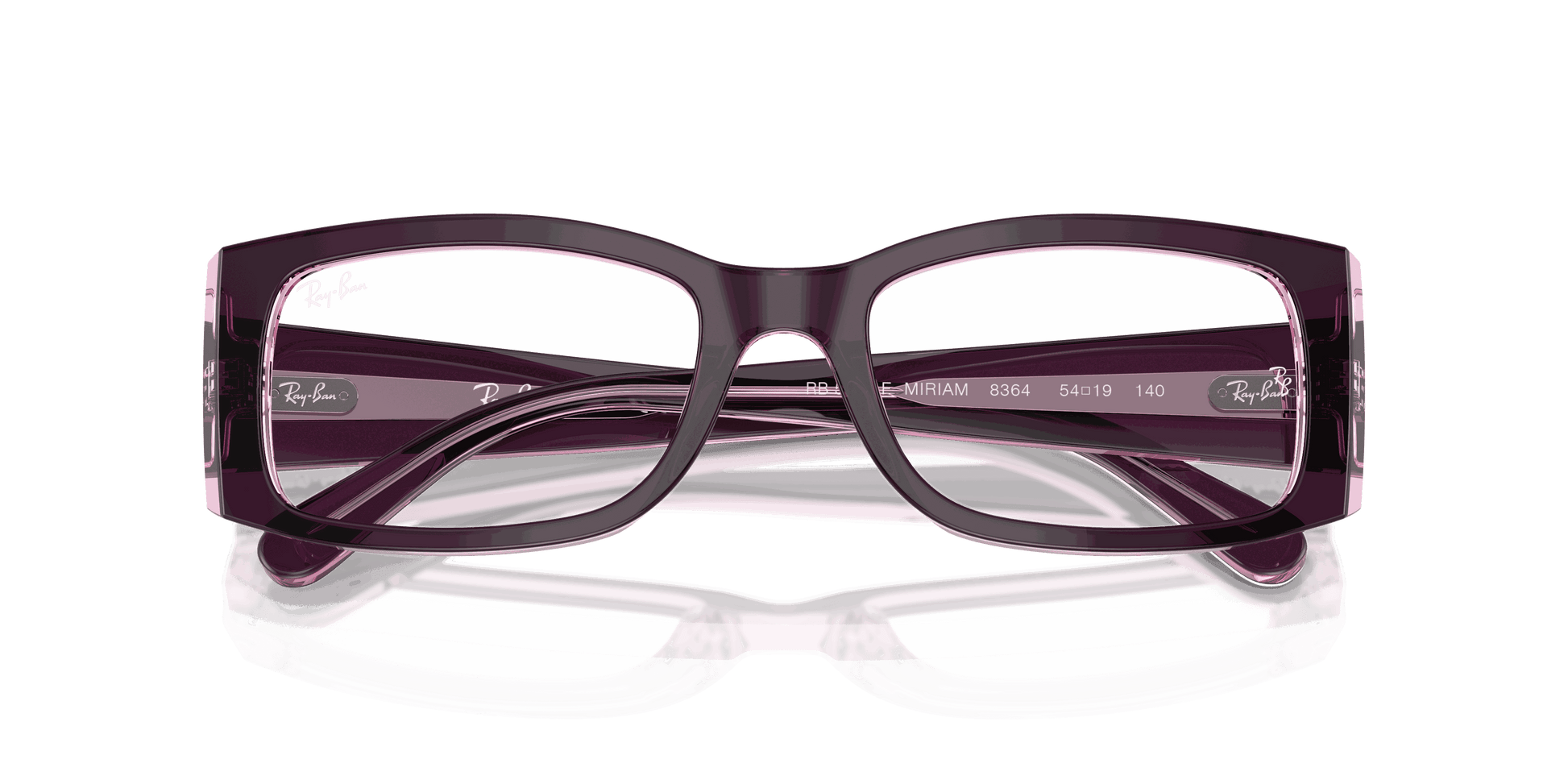 [Clear Lenses, Polished Violet On Transparent Pink Frame]