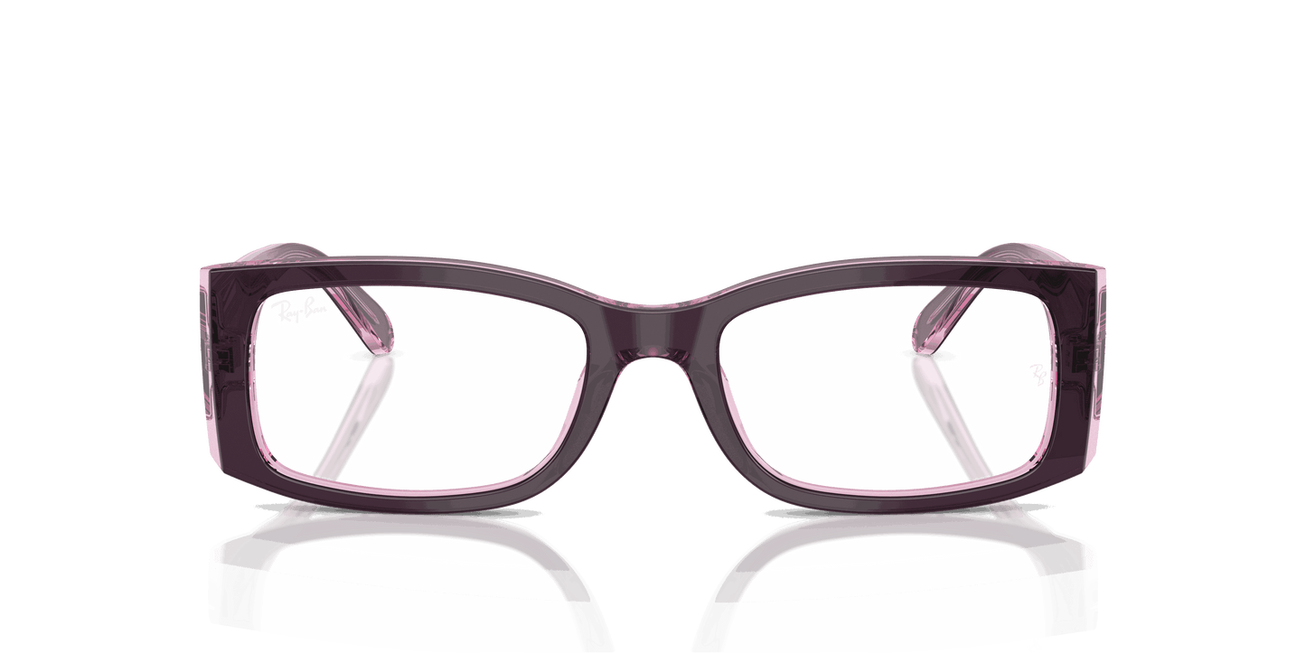 [Clear Lenses, Polished Violet On Transparent Pink Frame]