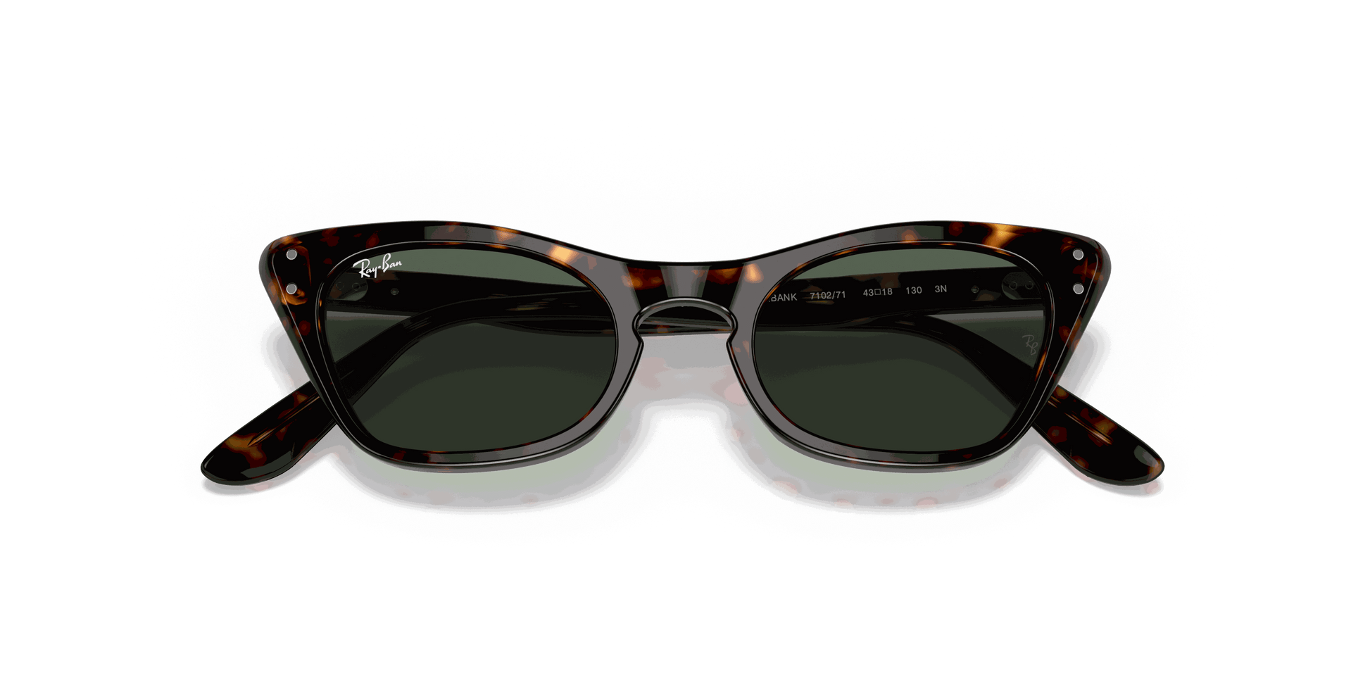 [Dark Green Lenses, Polished Havana Frame]