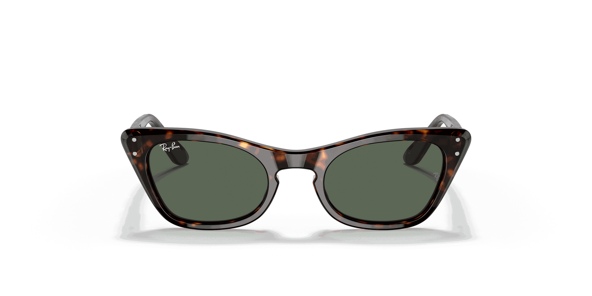 [Dark Green Lenses, Polished Havana Frame]