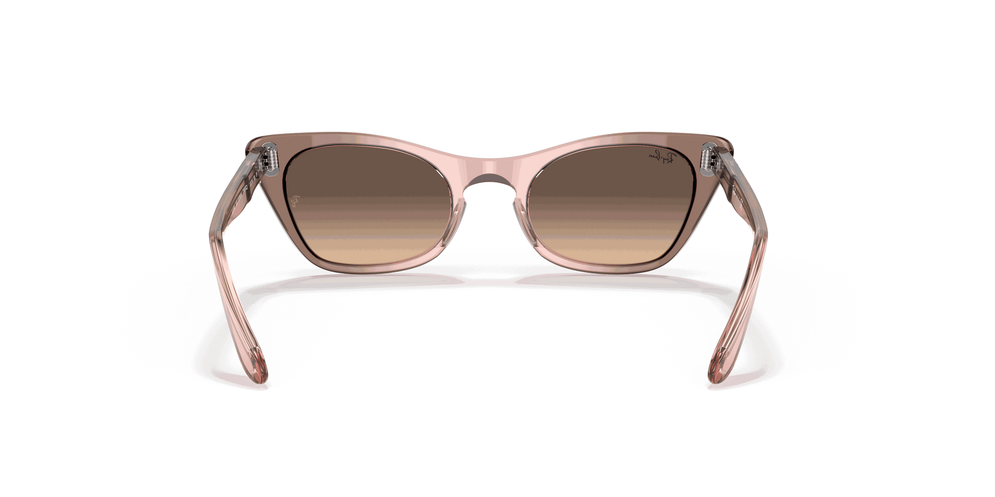 [Light Yellow Gradient Grey Lenses, Polished Brown & Rose Frame]