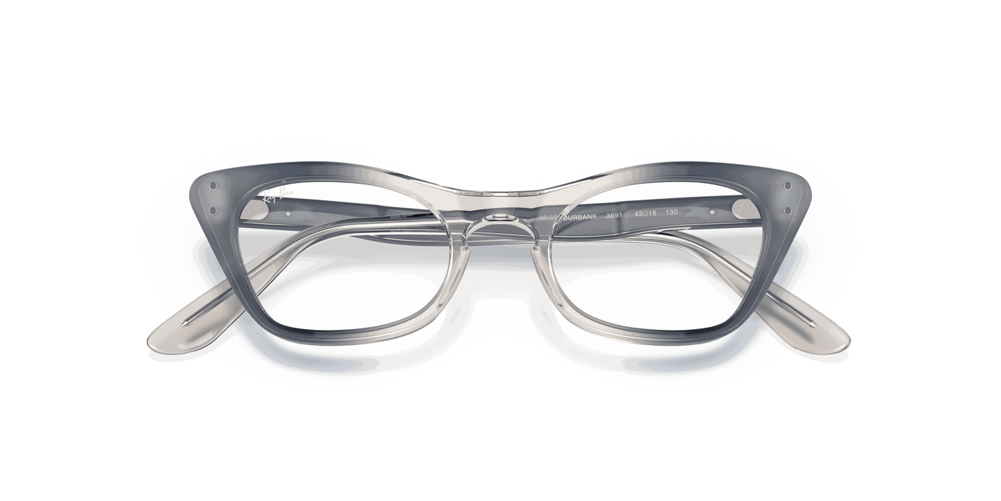 [Clear Lenses, Polished Transparent Blue Frame]