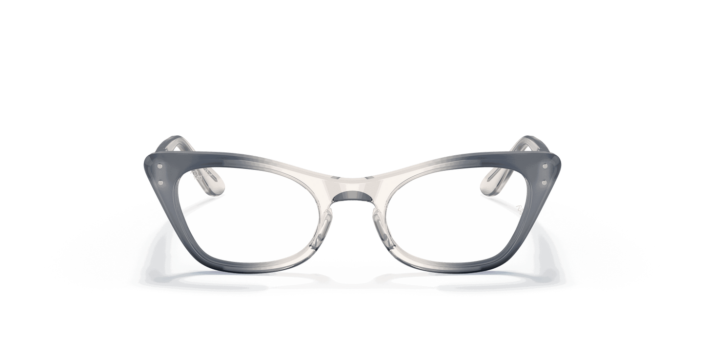 [Clear Lenses, Polished Transparent Blue Frame]
