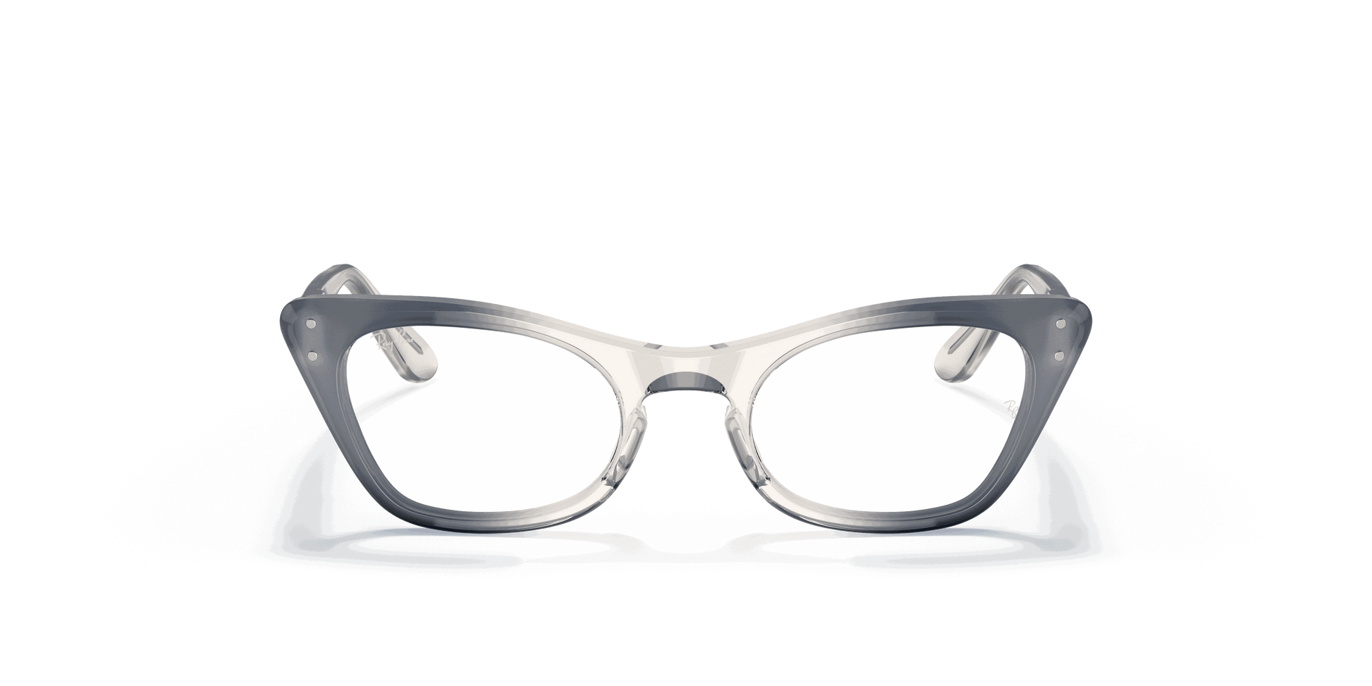 [Clear Lenses, Polished Transparent Blue Frame]