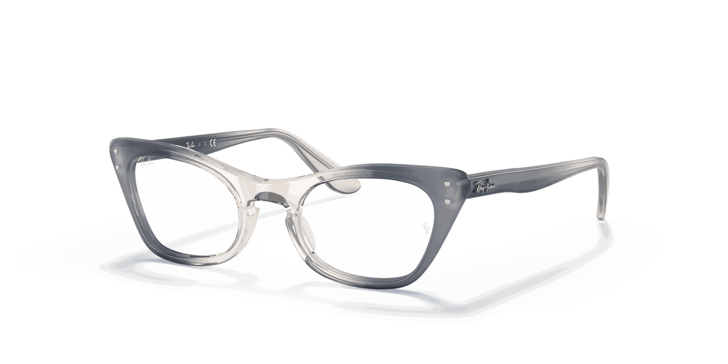 [Clear Lenses, Polished Transparent Blue Frame]