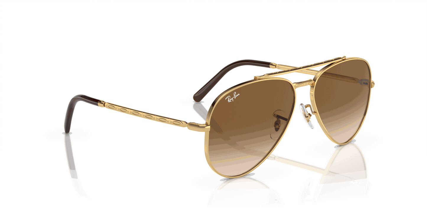 [Light Brown Lenses, Polished Arista Gold Frame]