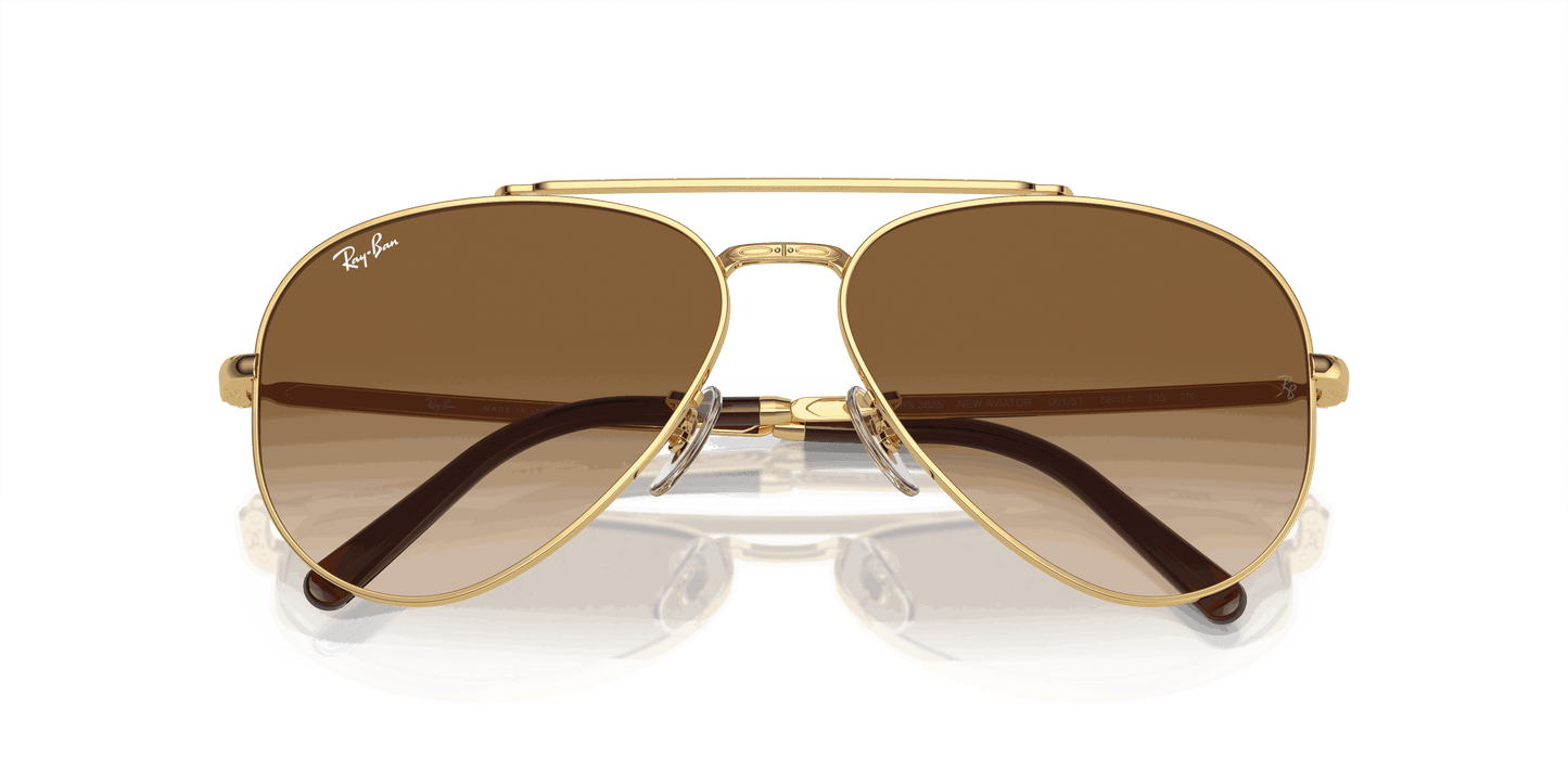 [Light Brown Lenses, Polished Arista Gold Frame]
