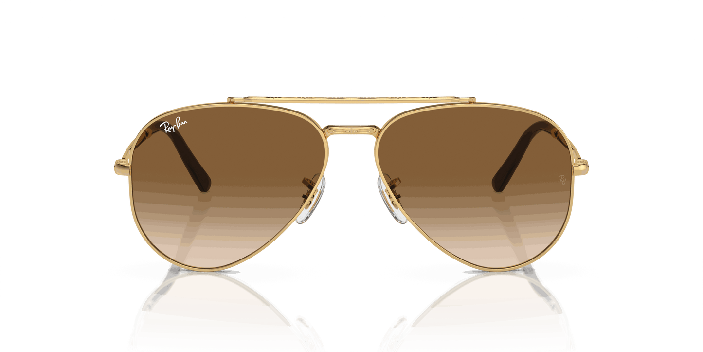 [Light Brown Lenses, Polished Arista Gold Frame]