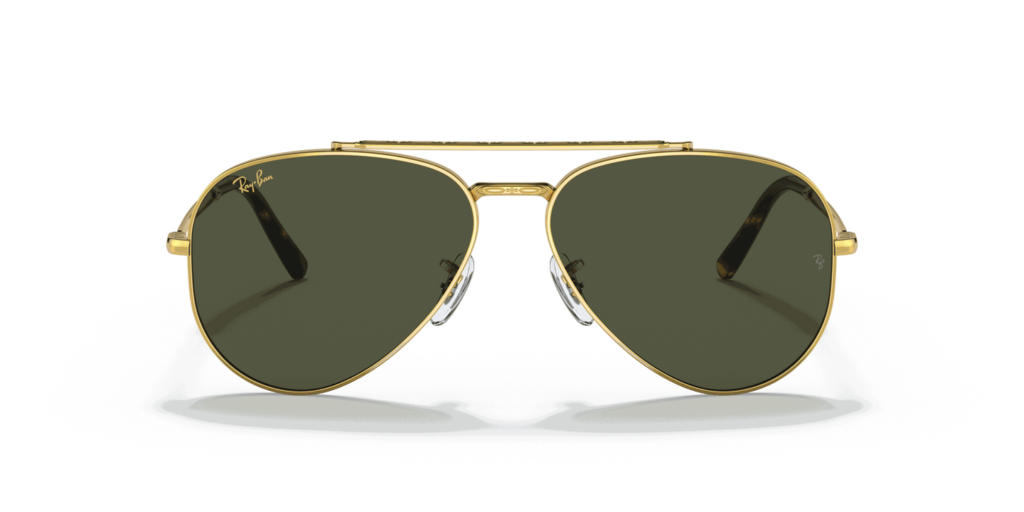 [Green Lenses, Polished Gold Frame]