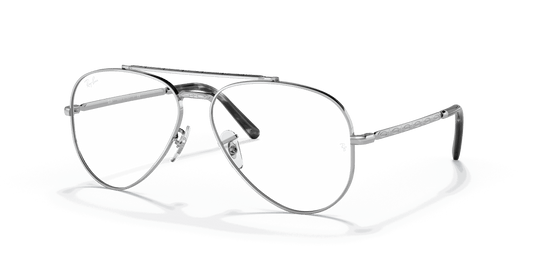 [Clear Lenses, Polished Silver Frame]