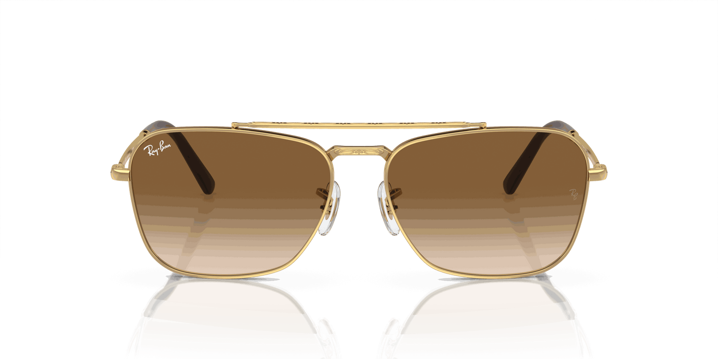 [Light Brown Lenses, Polished Arista Gold Frame]