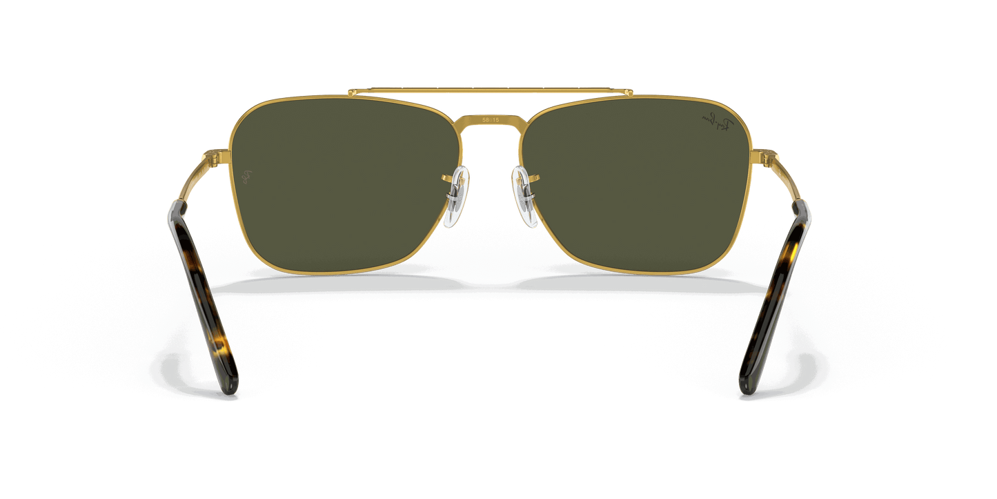[Green Lenses, Polished Gold Frame]