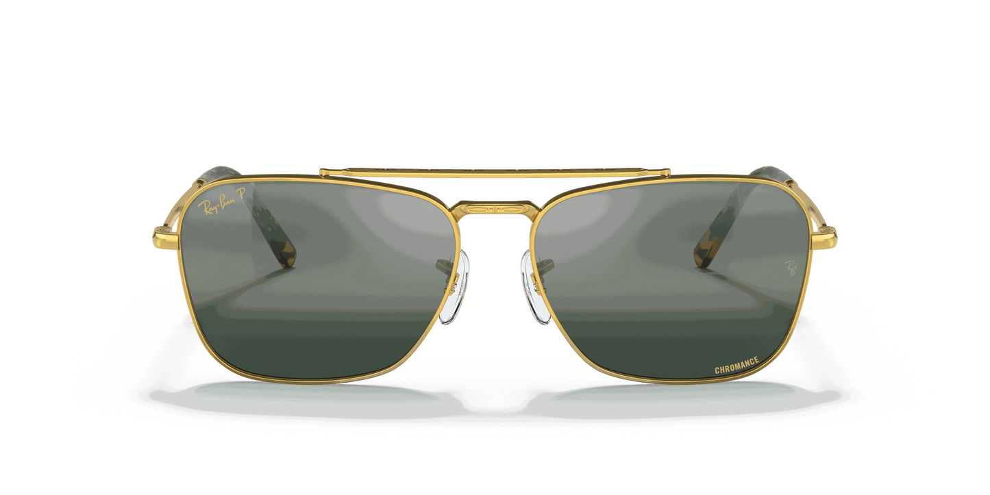 [Silver/Blue Lenses, Polished Gold Frame]