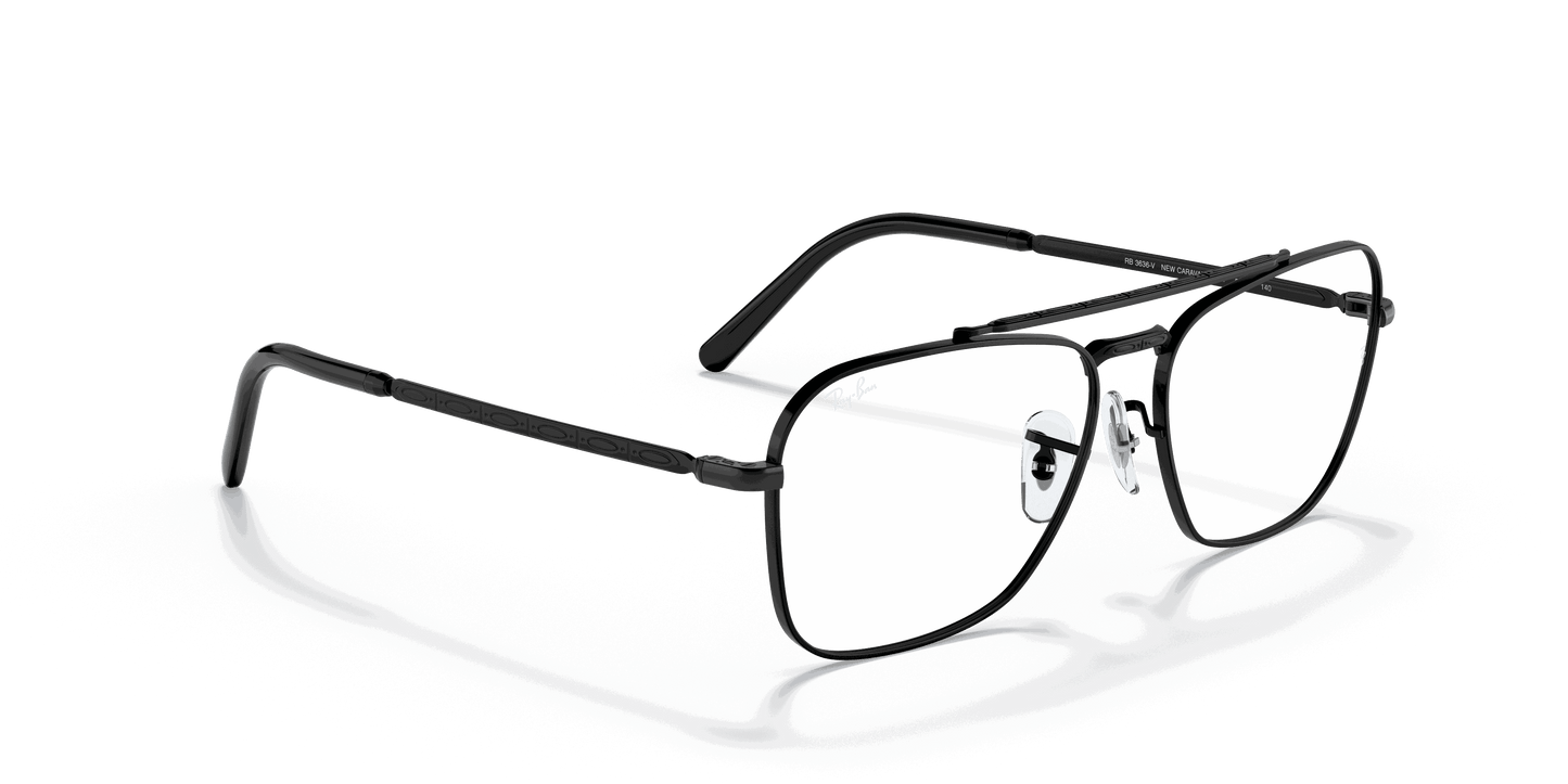 [Clear Lenses, Polished Black Frame]