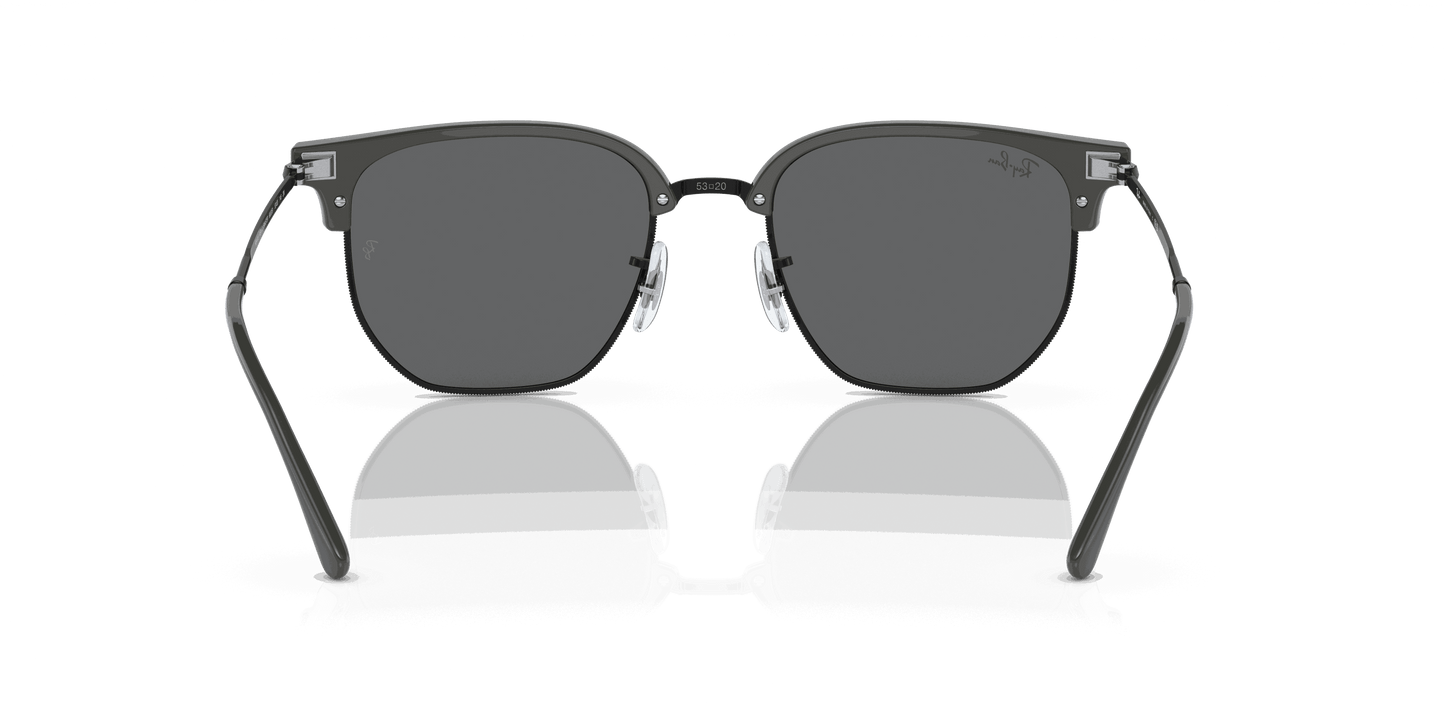 [Dark Grey Lenses, Polished Grey On Black Frame]