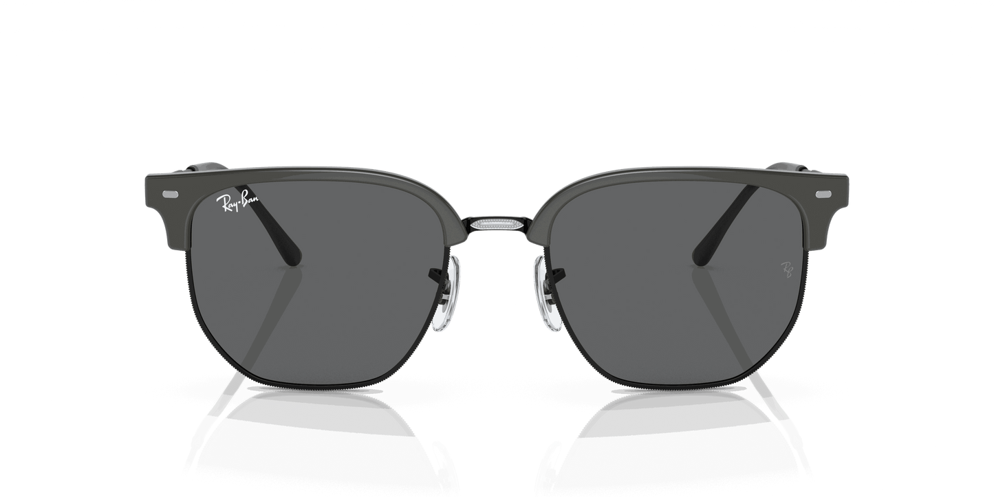 [Dark Grey Lenses, Polished Grey On Black Frame]