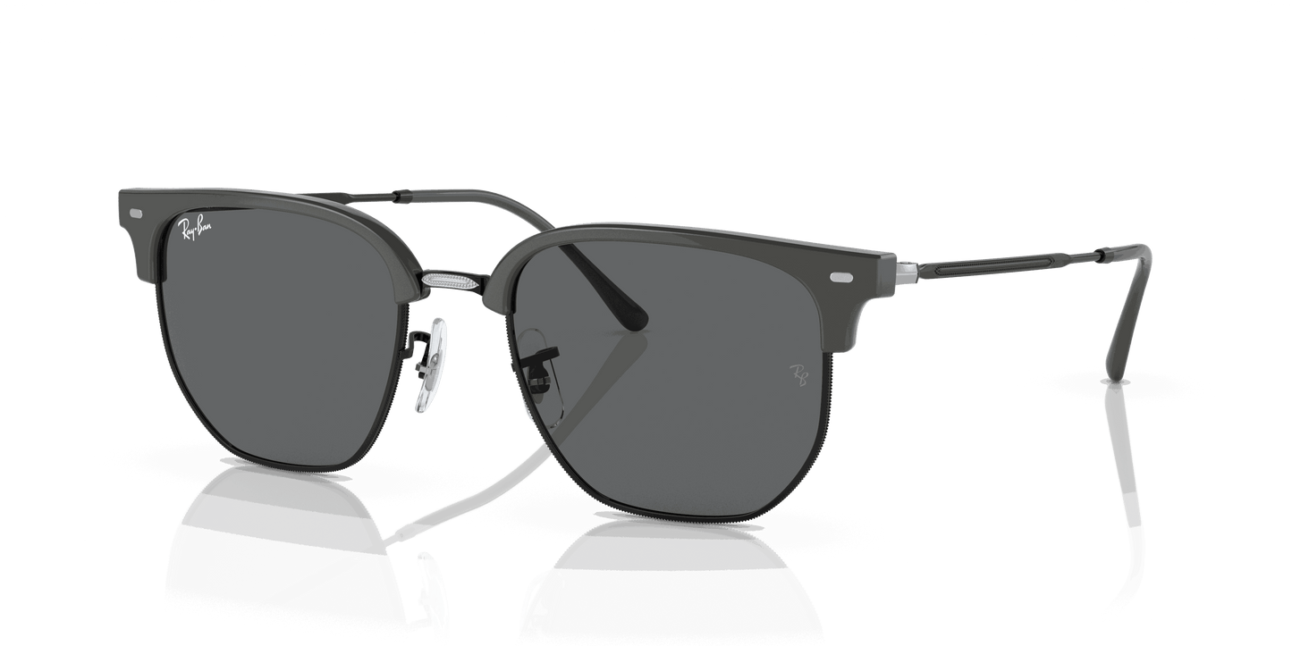 [Dark Grey Lenses, Polished Grey On Black Frame]