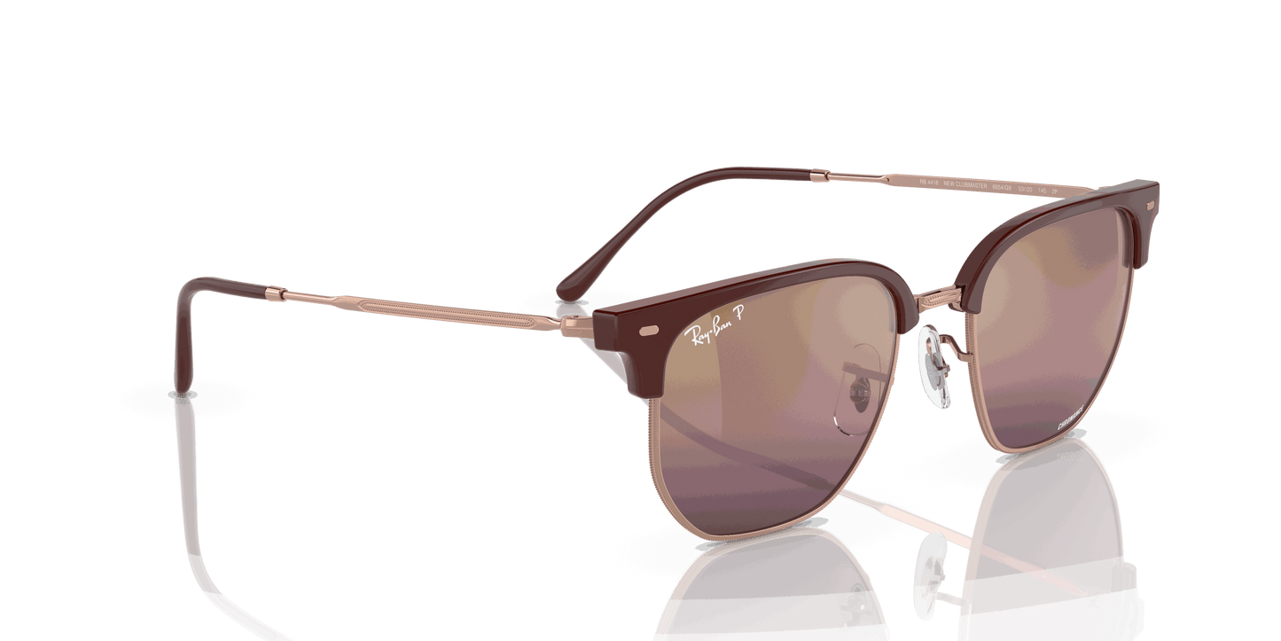 [Gold/Red Lenses, Polished Bordeaux On Rose Gold Frame]