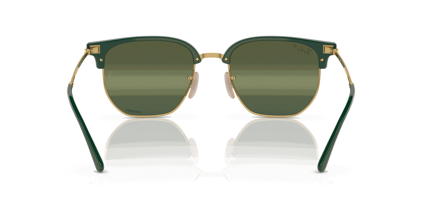 [Silver/Green Lenses, Polished Green On Gold Frame]