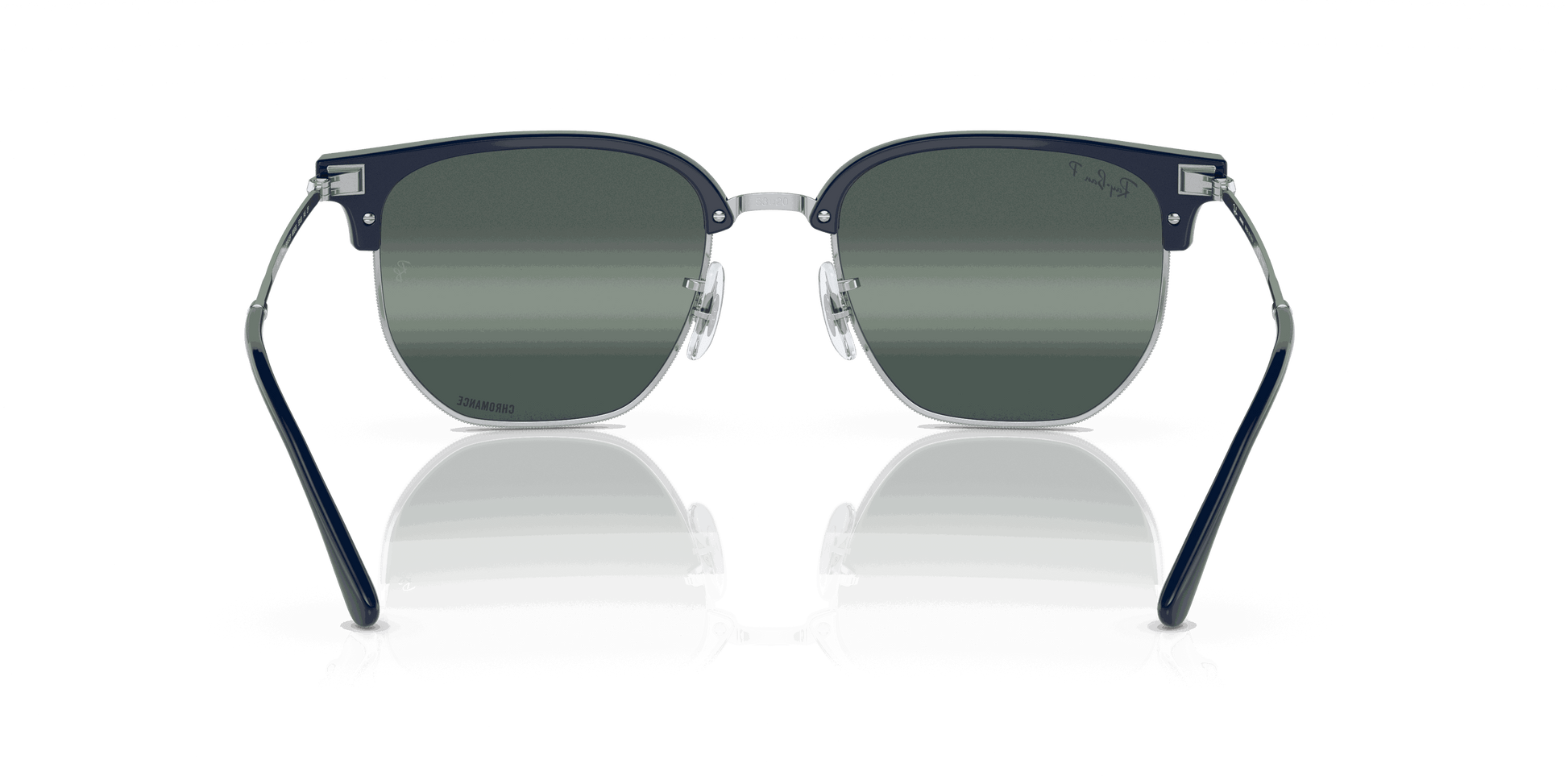 [Silver/Blue Lenses, Polished Blue On Silver Frame]