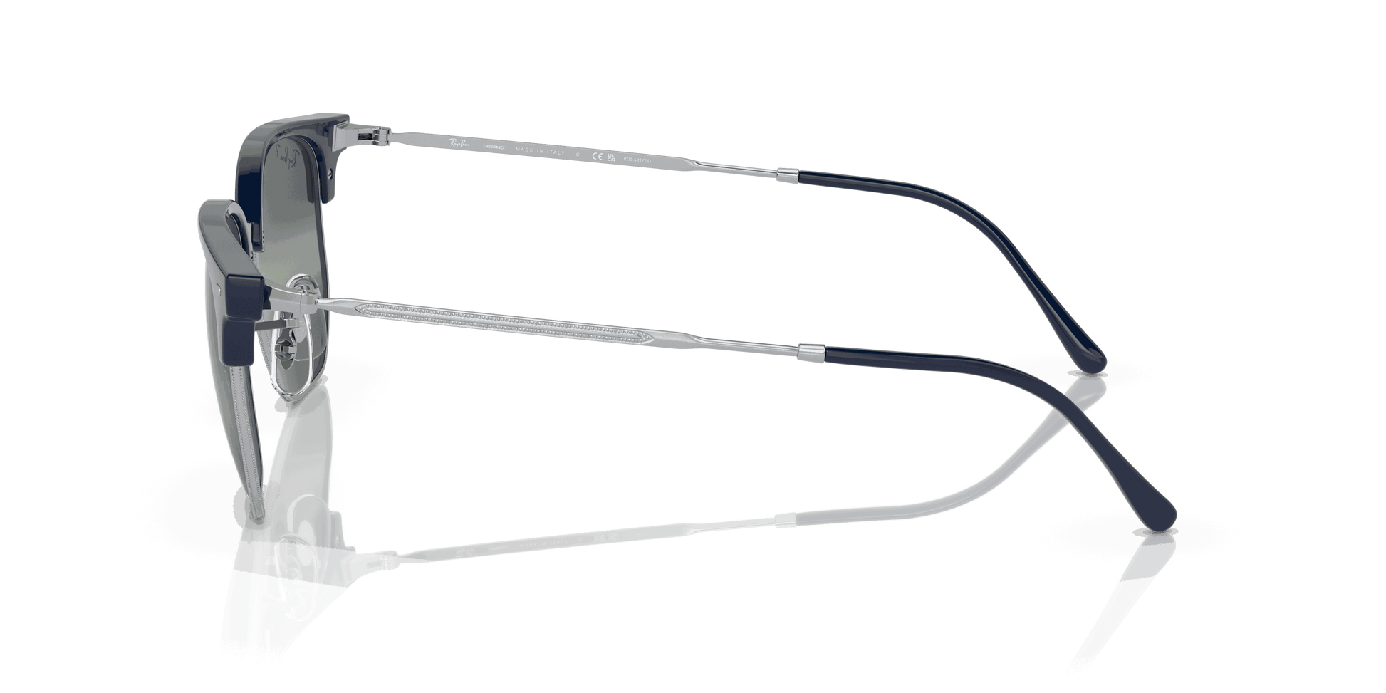 [Silver/Blue Lenses, Polished Blue On Silver Frame]