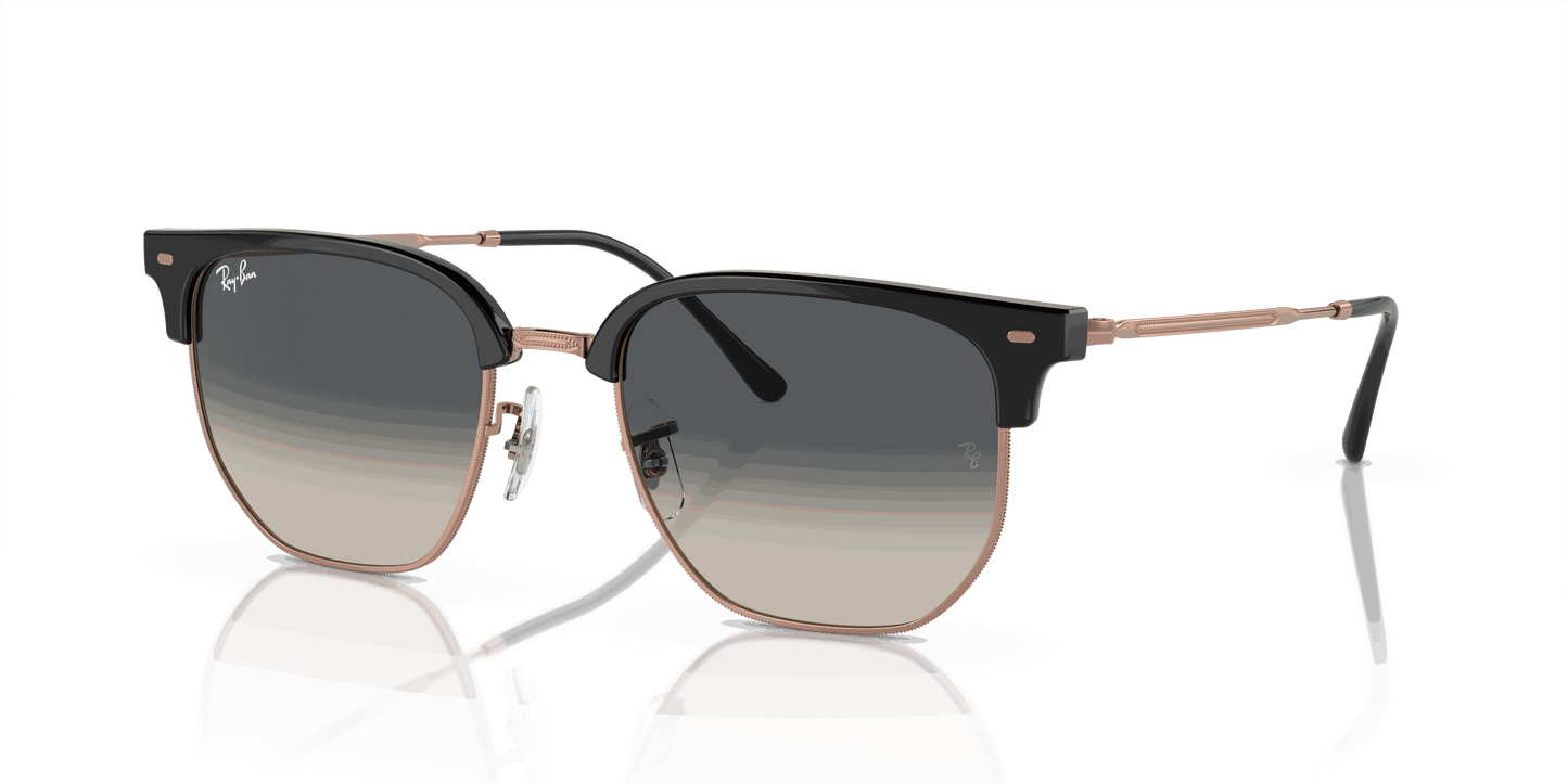 [Grey Lenses, Polished Dark Grey On Rose Gold Frame]