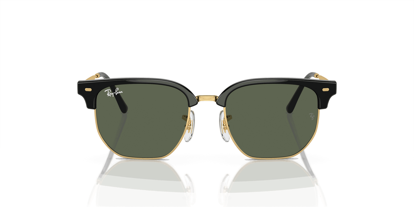 [Dark Green Lenses, Polished Black On Gold Frame]